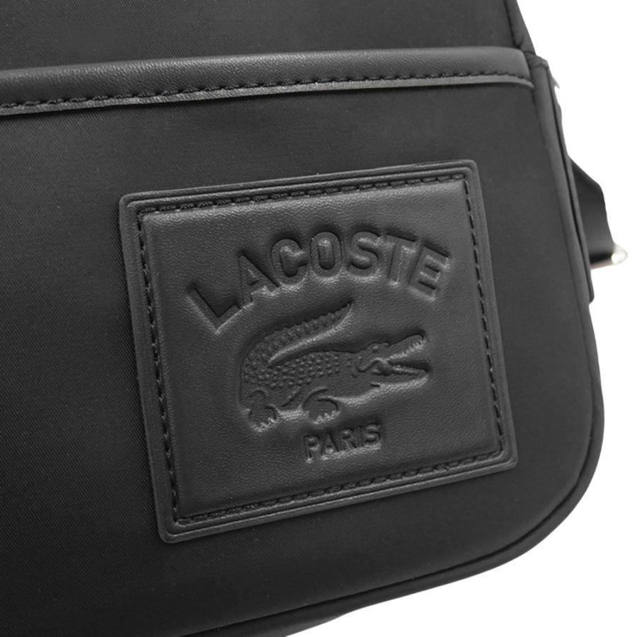 Lacoste ブラック ショルダーバッグ LACOSTE（ラコステ） メンズショルダーバッグ NH5074IX ブラック 2026
