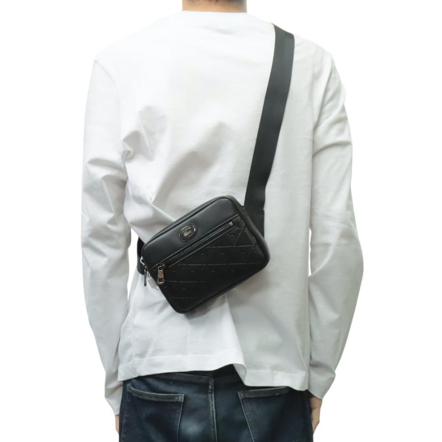 LACOSTE ラコステ メンズ ショルダーバッグ NH4401MR ブラック 2026春夏新作の画像