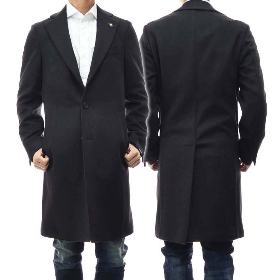 ✨️美品✨️ラルディーニ　AGNONA　アルパカ　ダブル　チェスターコート J7058 美品 ラルディーニ アルパカミックス チェスターコート