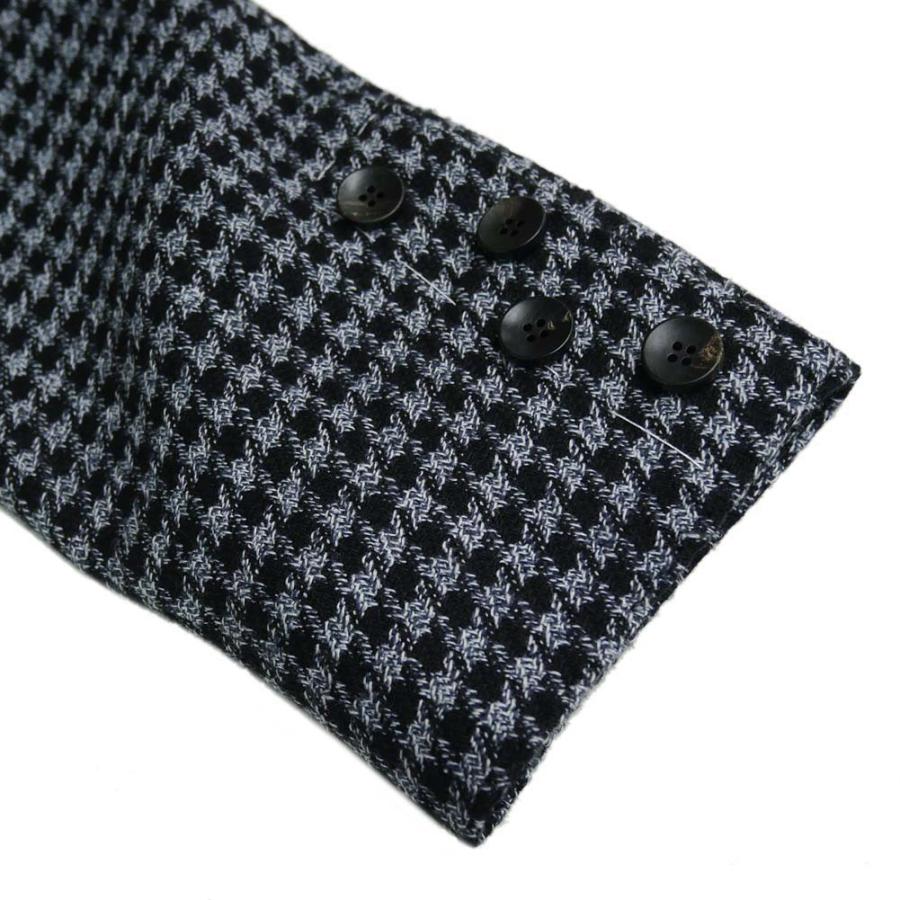 旧作お買い得セール！ LARDINI ラルディーニ ジャケット メンズ シングル2Bジャケット IT326AQ22 ITR61202 ブラック×ホワイト LARDINI（ラルディーニ） メンズシングル2Bジャケット IT326AQ22