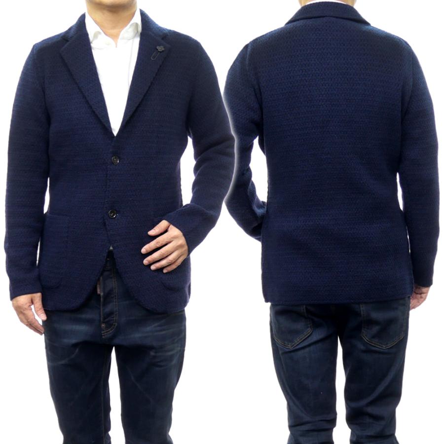 LARDINI ラルディーニ メンズシングル2Bニットジャケット LARDINI ラルディーニ メンズシングル2Bニットジャケット