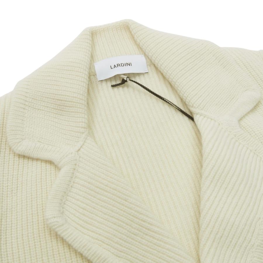 LARDINI ラルディーニ メンズダブル6Bニットジャケット AALJN98 AA65036 オフホワイトの画像