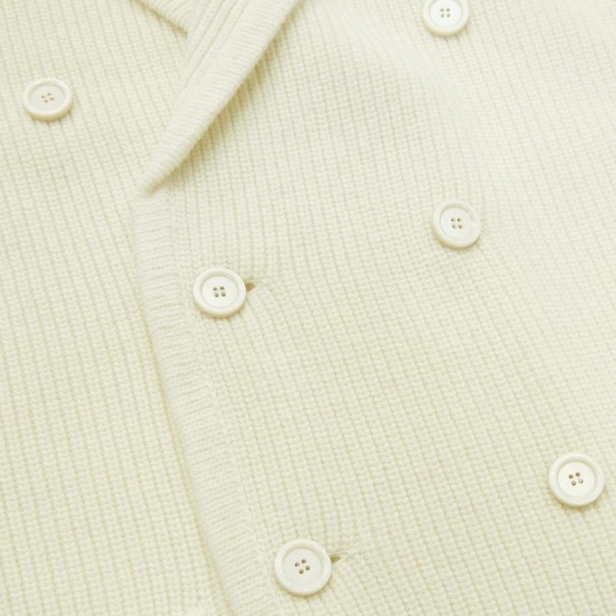 LARDINI ラルディーニ メンズダブル6Bニットジャケット AALJN98 AA65036 オフホワイトの画像
