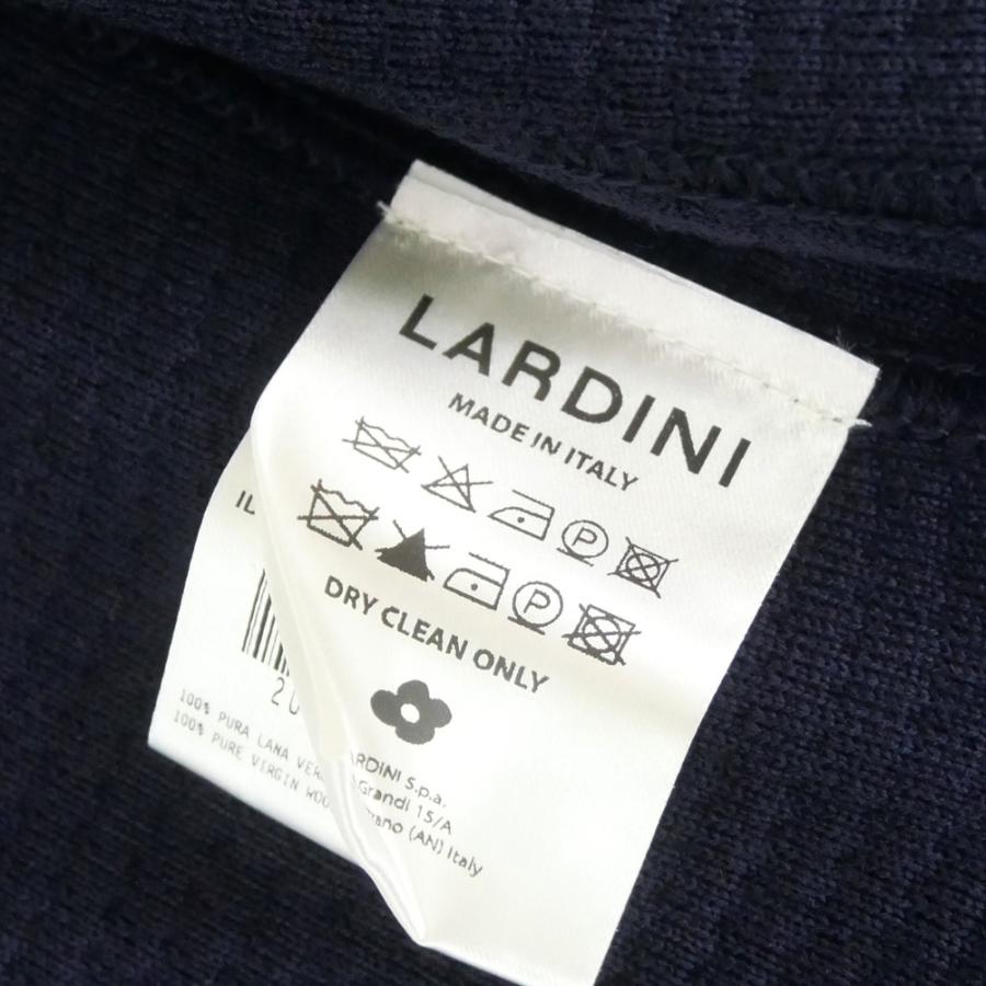 LARDINI ラルディーニ メンズダブル6Bニットジャケット CNLJM57 AA65001 ネイビーの画像