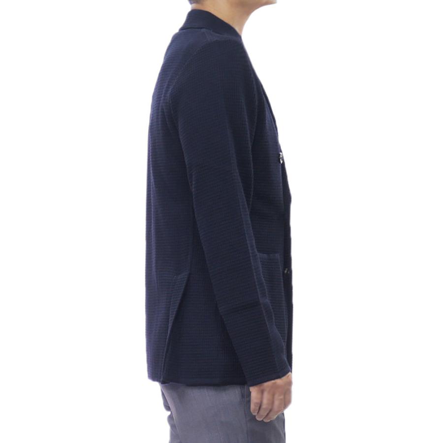 LARDINI ラルディーニ メンズダブル6Bニットジャケット CNLJM57 AA65001 ネイビーの画像