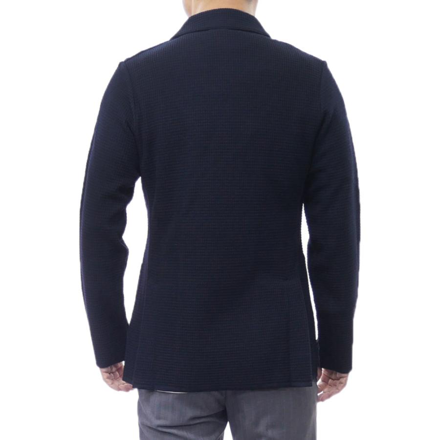 LARDINI ラルディーニ メンズダブル6Bニットジャケット CNLJM57 AA65001 ネイビーの画像