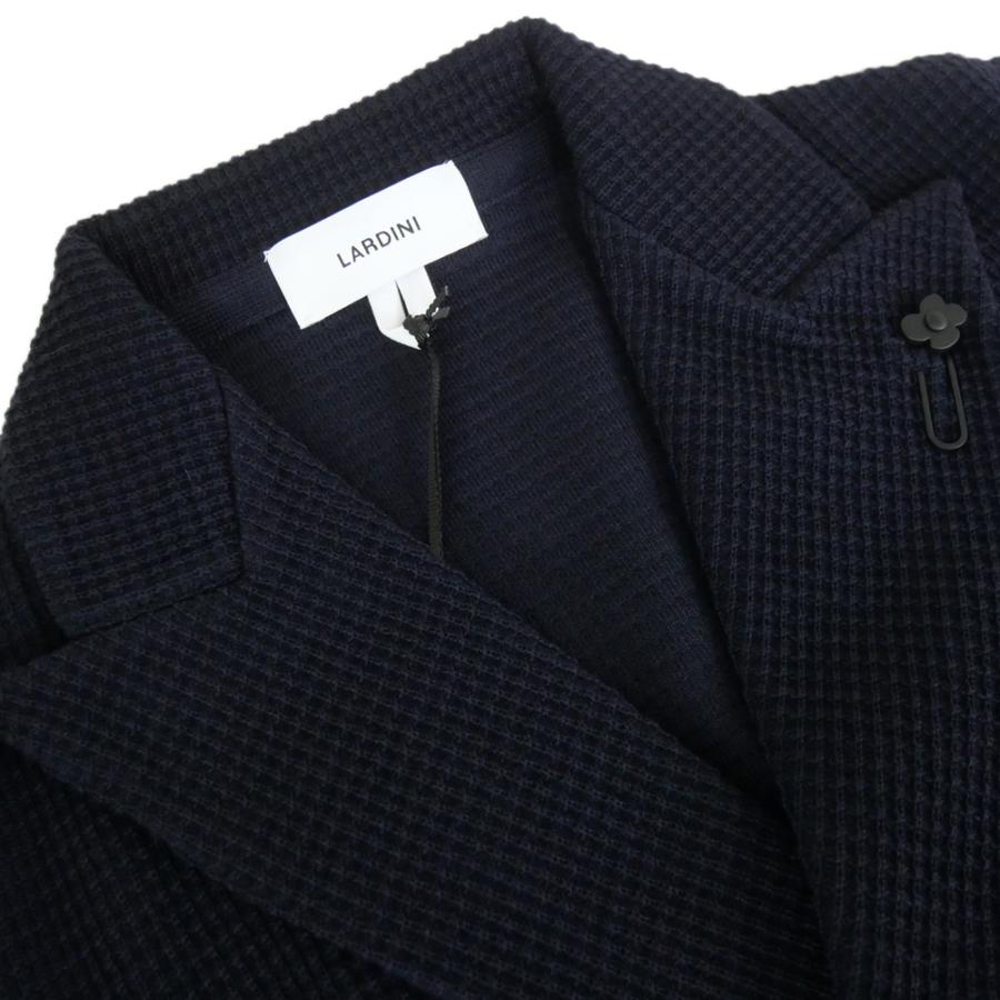 LARDINI ラルディーニ メンズダブル6Bニットジャケット CNLJM57 AA65001 ネイビーの画像