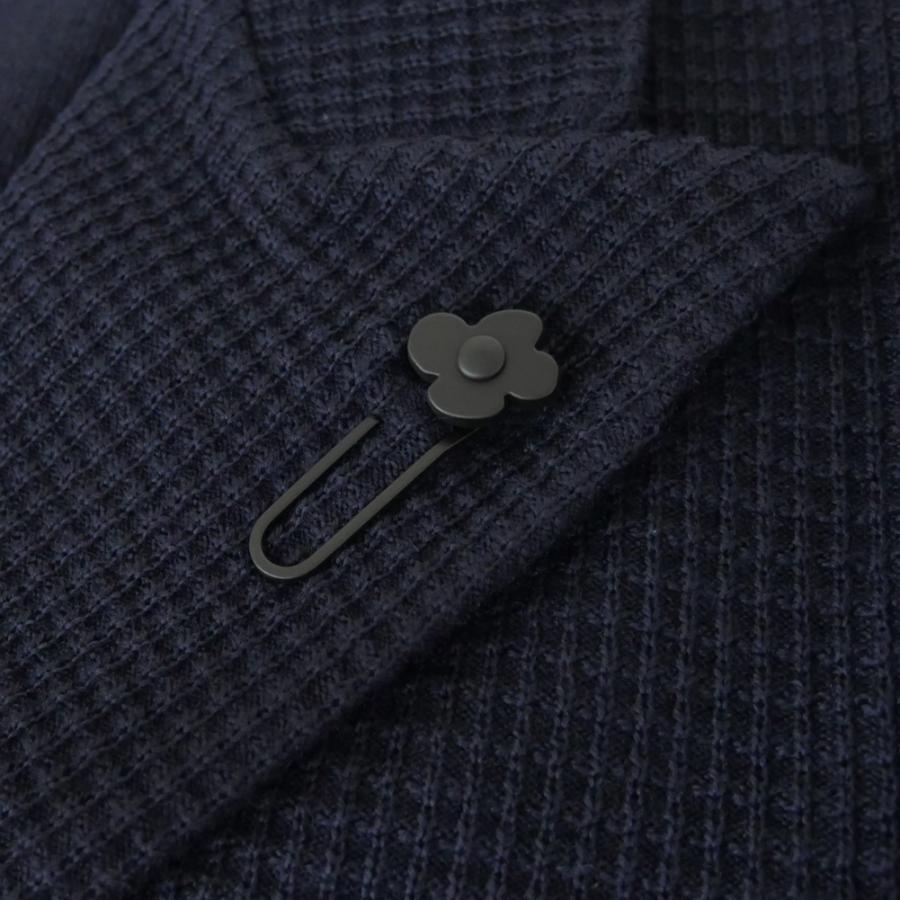 LARDINI ラルディーニ メンズダブル6Bニットジャケット CNLJM57 AA65001 ネイビーの画像