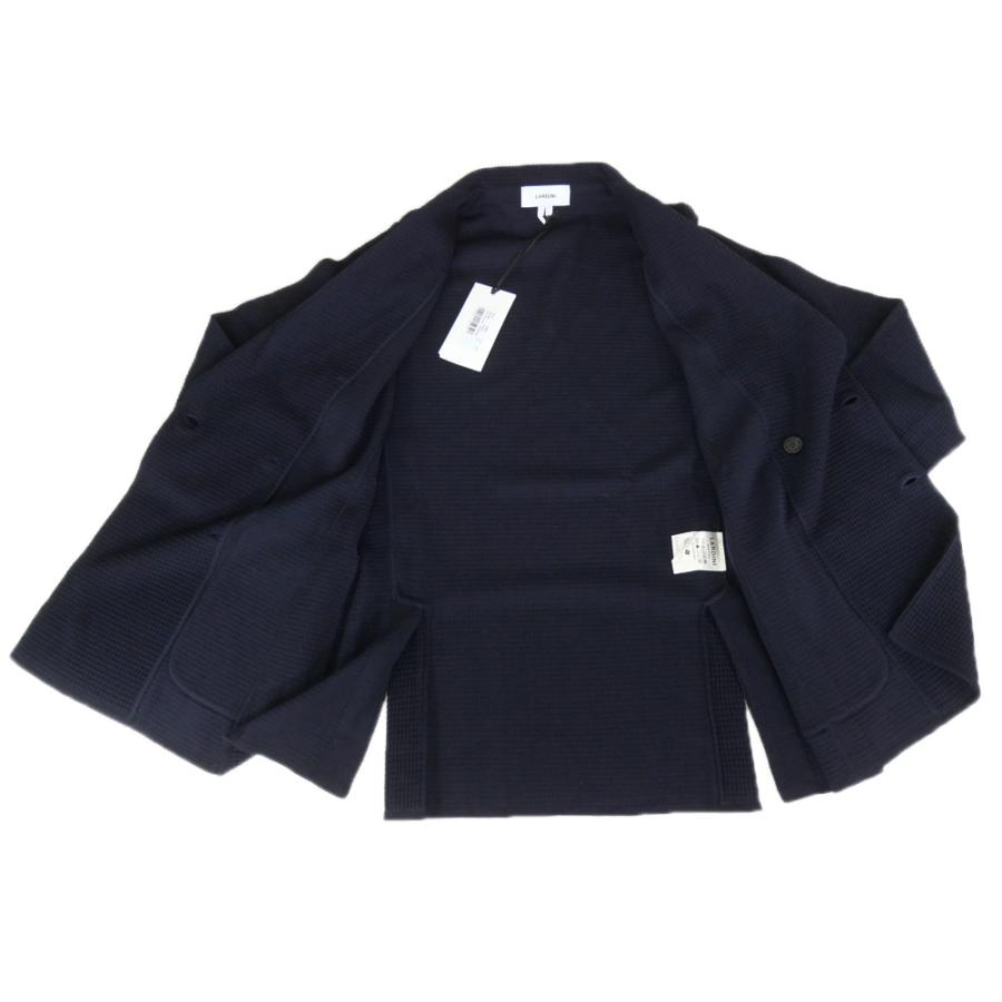 LARDINI ラルディーニ メンズダブル6Bニットジャケット CNLJM57 AA65001 ネイビーの画像