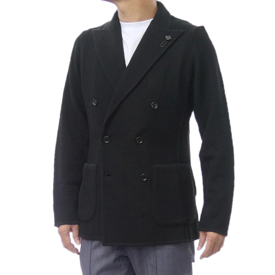 LARDINI（ラルディーニ） メンズダブル6Bニットジャケット CNLJM57
