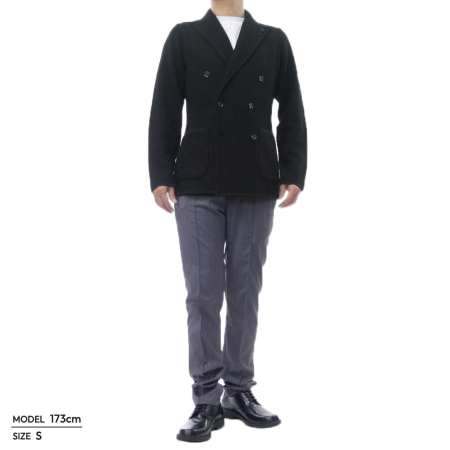 LARDINI（ラルディーニ） メンズダブル6Bニットジャケット CNLJM57