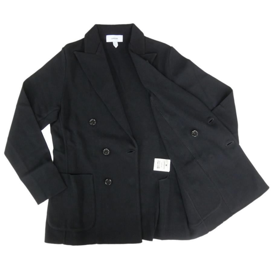 LARDINI ラルディーニ メンズダブル6Bニットジャケット ブラックMサイズ LARDINI（ラルディーニ） メンズダブル6Bニットジャケット ESLJM57