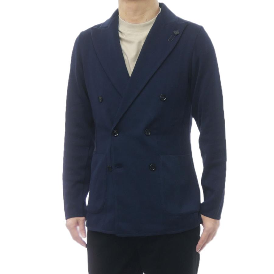 LARDINI（ラルディーニ） メンズダブル6Bニットジャケット CNLJM57