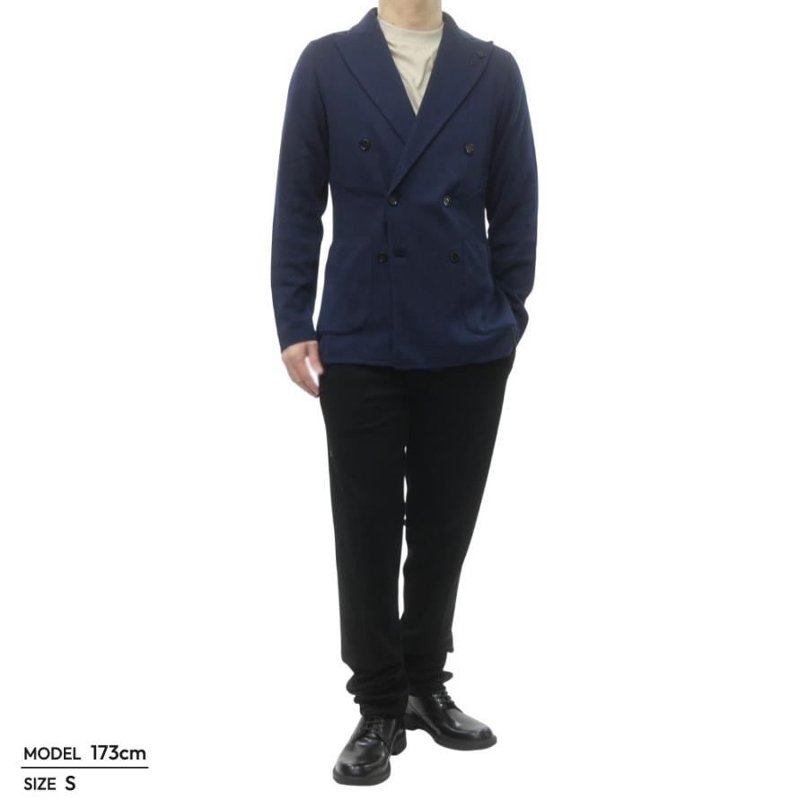 LARDINI（ラルディーニ） メンズダブル6Bニットジャケット CNLJM57
