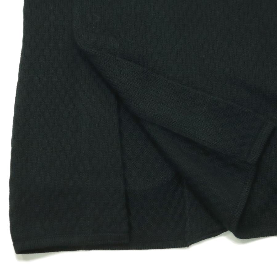 LARDINI ラルディーニ メンズシングル2Bニットジャケット CNCLJM56 PA66004 ブラック 2026春夏新作の画像