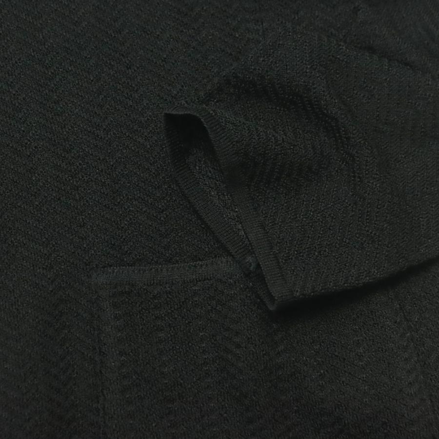 LARDINI ラルディーニ メンズシングル2Bニットジャケット CNCLJM56 PA66008 ブラック 2026春夏新作の画像