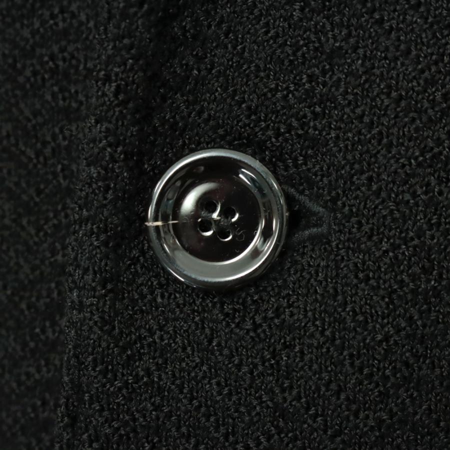LARDINI ラルディーニ メンズシングル2Bニットジャケット CNCLJM56 PA66008 ブラック 2026春夏新作の画像