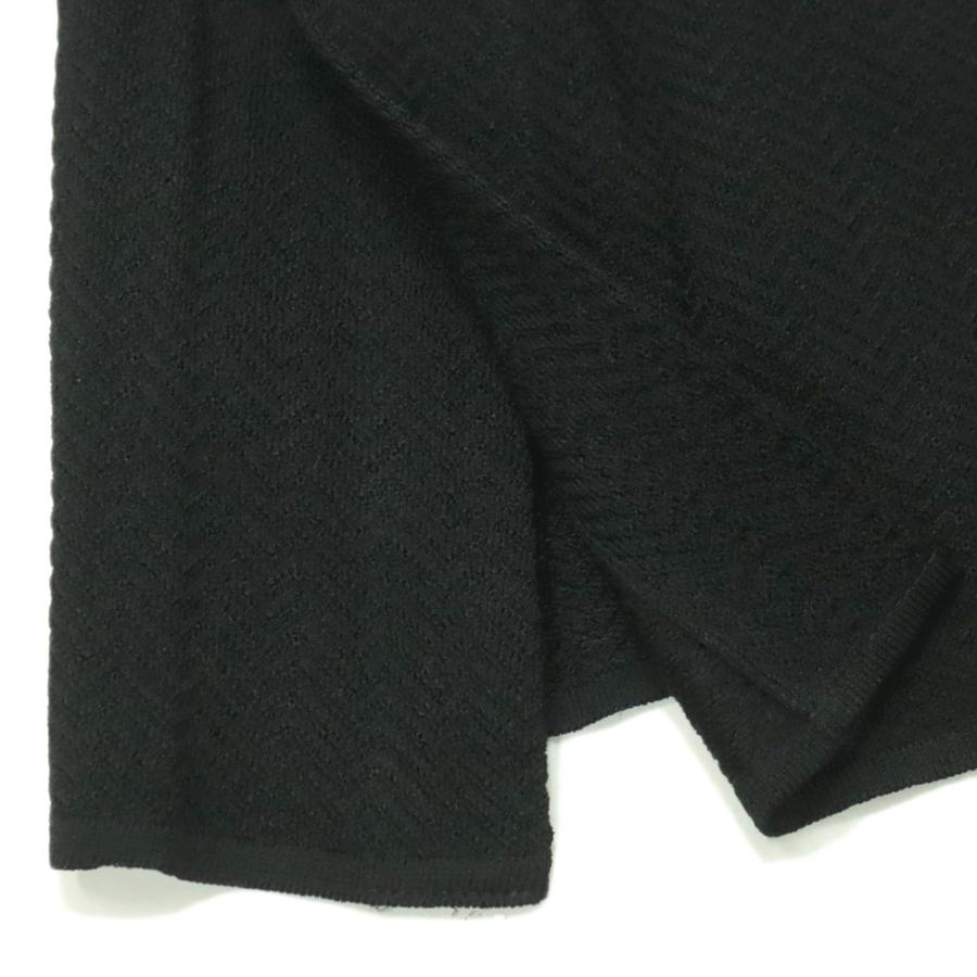 LARDINI ラルディーニ メンズシングル2Bニットジャケット CNCLJM56 PA66008 ブラック 2026春夏新作の画像