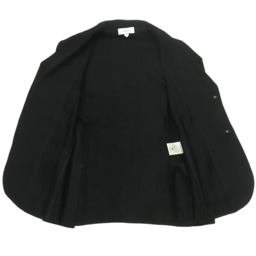 LARDINI ラルディーニ メンズシングル2Bニットジャケット CNCLJM56 PA66008 ブラック 2026春夏新作の画像