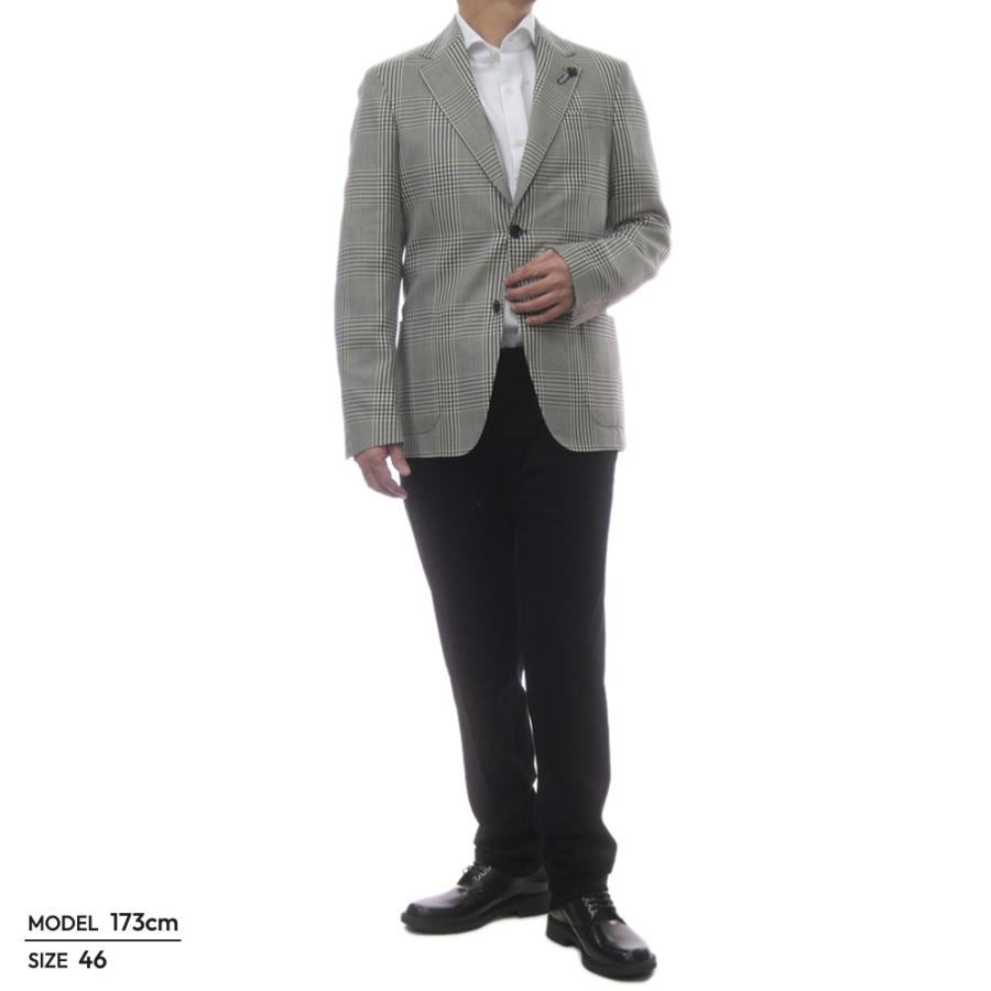 LARDINI ラルディーニ メンズシングル2Bジャケット CN6202Q PAIF66506 グレー 2026春夏新作の画像