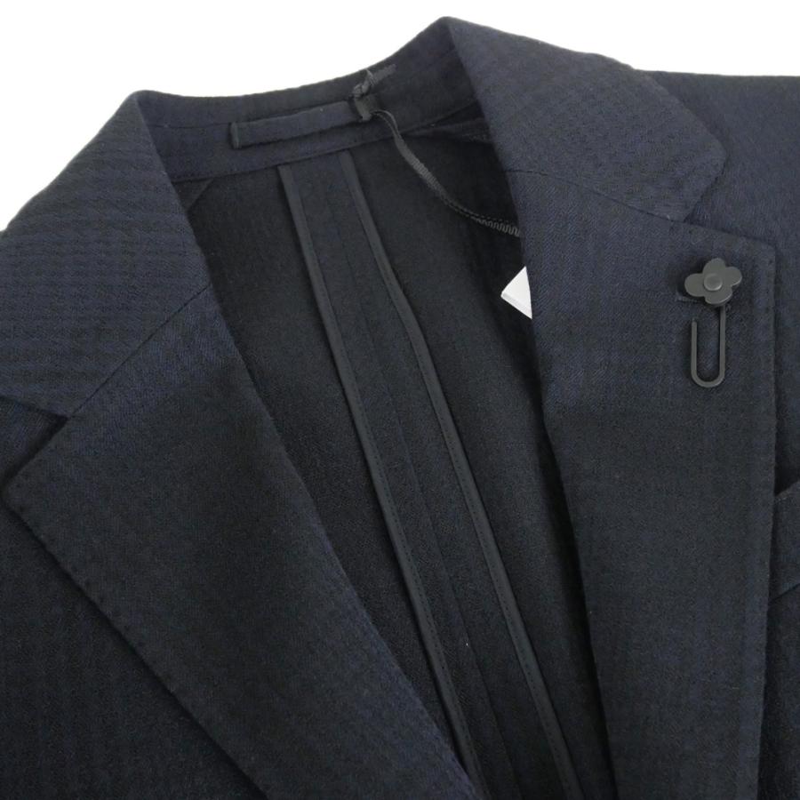 LARDINI ラルディーニ メンズシングル2Bジャケット CN6202Q PAIF66515 ダークネイビー 2026春夏新作の画像