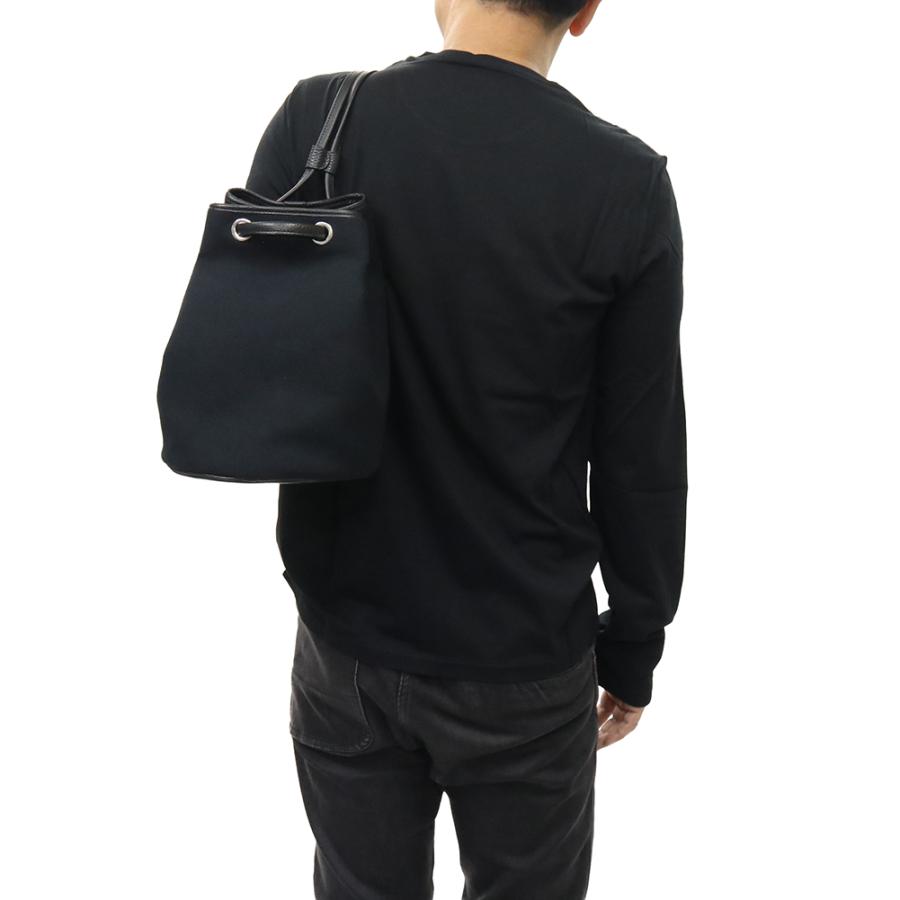 LAVA ラヴァ キャンバス×レザー ドローストリングバッグ LV21BKT_CAN 2026春夏新作の画像