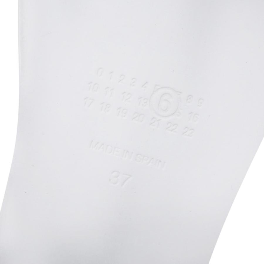 MM6 エムエムシックス レディース ストラップサンダル SH1WP0001 P6383 ホワイトの画像