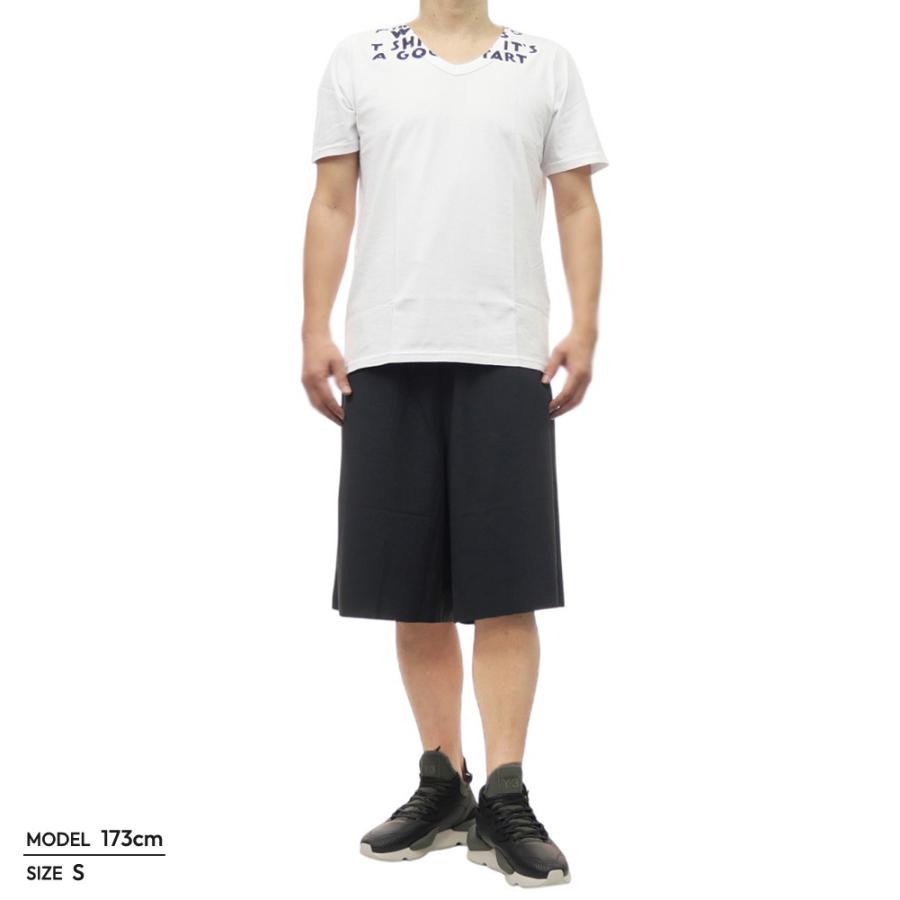 【M625SS310】MM6 メンズVネックTシャツ SH2GC0022 M20115 MM6 エムエムシックス メンズVネックTシャツ SH2GC0022 M20115