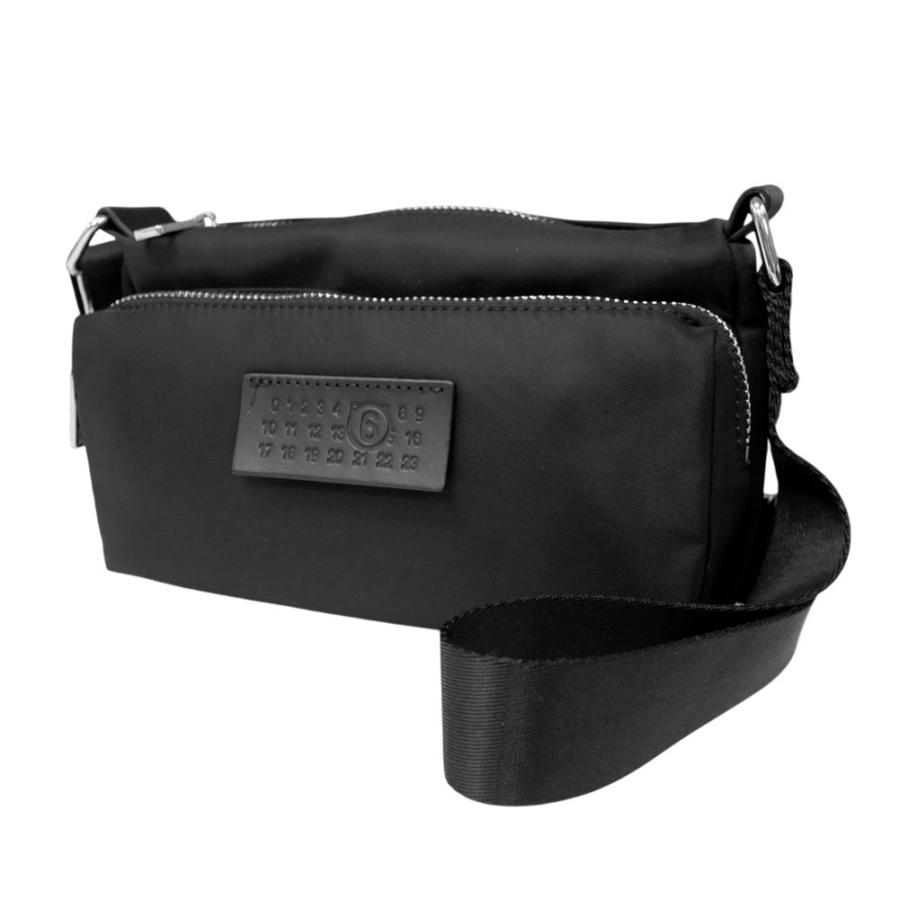 MM6 黒 サコッシュバッグ MM6 エムエムシックスメゾンマルジェラ MAISON MARGIELA