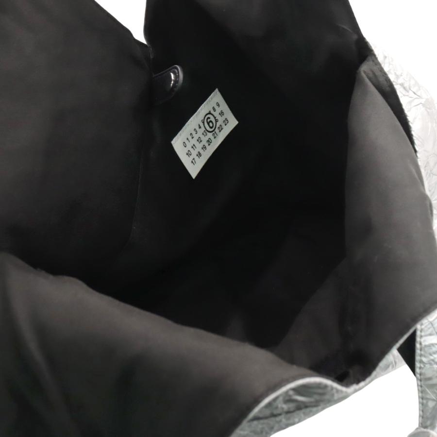 MM6 エムエムシックス ユニセックス トートバッグ SA5VL0019 P8875 シルバー 2026春夏新作の画像