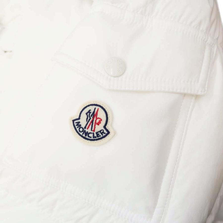 【MONCLER】White Ivory☆ Klais ロゴ ダウンジャケット Moncler Klais Short Down Jacket モンクレール ショートダウン