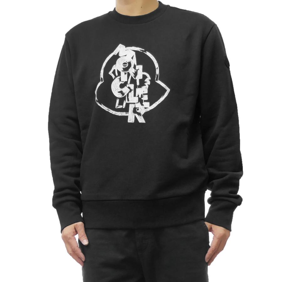 MONCLER モンクレール メンズトレーナー 8G00079 899V4 ブラック MONCLER モンクレール メンズトレーナー 8G00079 899V4 ブラック