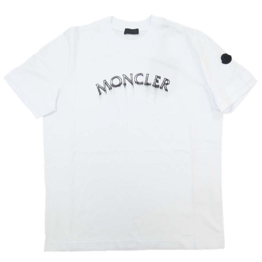 MONCLER モンクレール メンズクルーネックTシャツ 8C000-02-89A17 ホワイト /2024春夏新作｜tre-style｜02