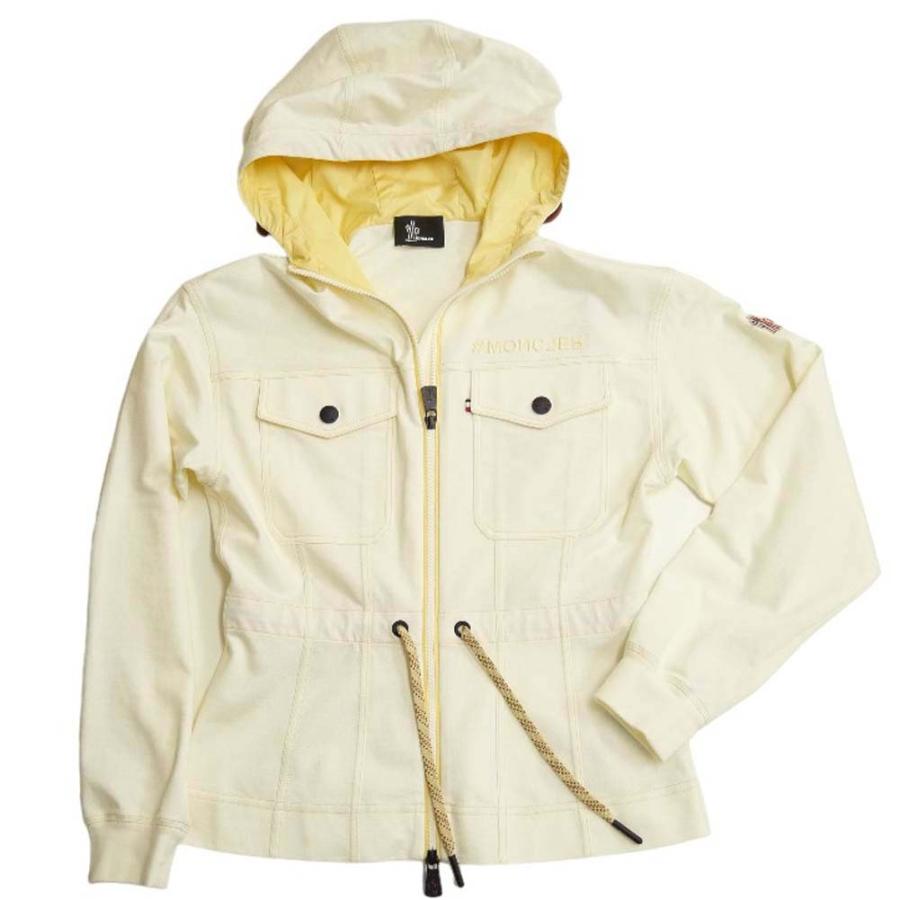 MONCLER モンクレール レディースブルゾン 8G00001 809A0 / MAGLIA CARDIGAN クリームの画像