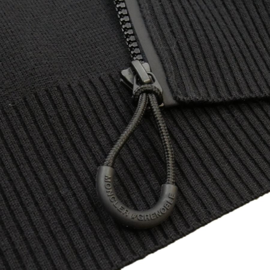 MONCLER モンクレール メンズジップアップカーディガン 9B00010 M1122 ブラックの画像