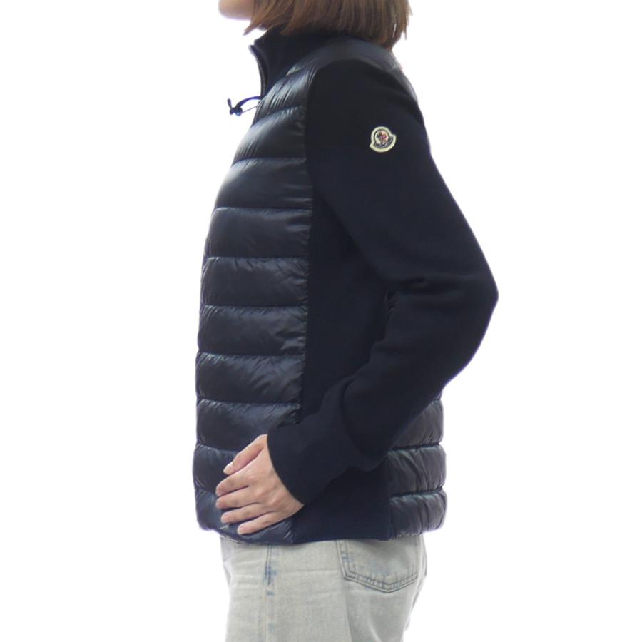 ［新品同様］モンクレール　レディース　ダウンニット　ブラック MONCLER 24SS新作 モンクレール レディース ニットダウン