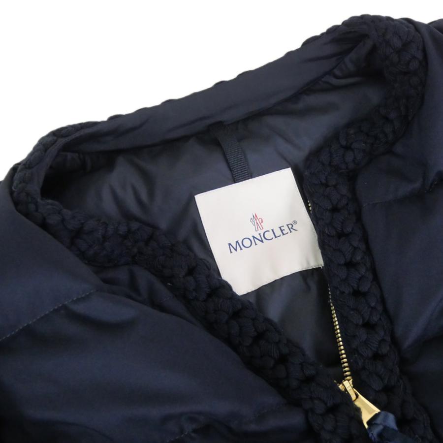【MONCLER】ネイビー ジャンパー M ネイビーブルー Moncler Mayaショートダウンジャケット