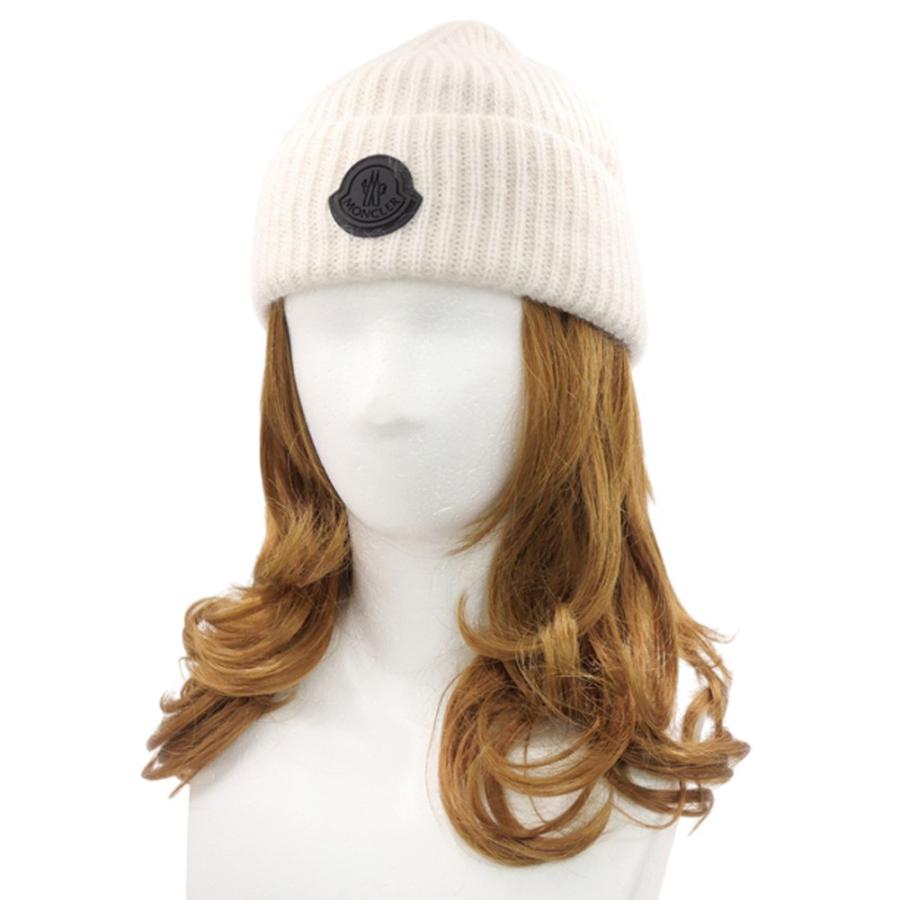 2025 秋冬新作！ MONCLER モンクレール 帽子 レディース ニットキャップ 3B00024 M7454 / BERRETTO TRICOT アイボリー MONCLER（モンクレール） レディース ニットキャップ 3B00024 M7454