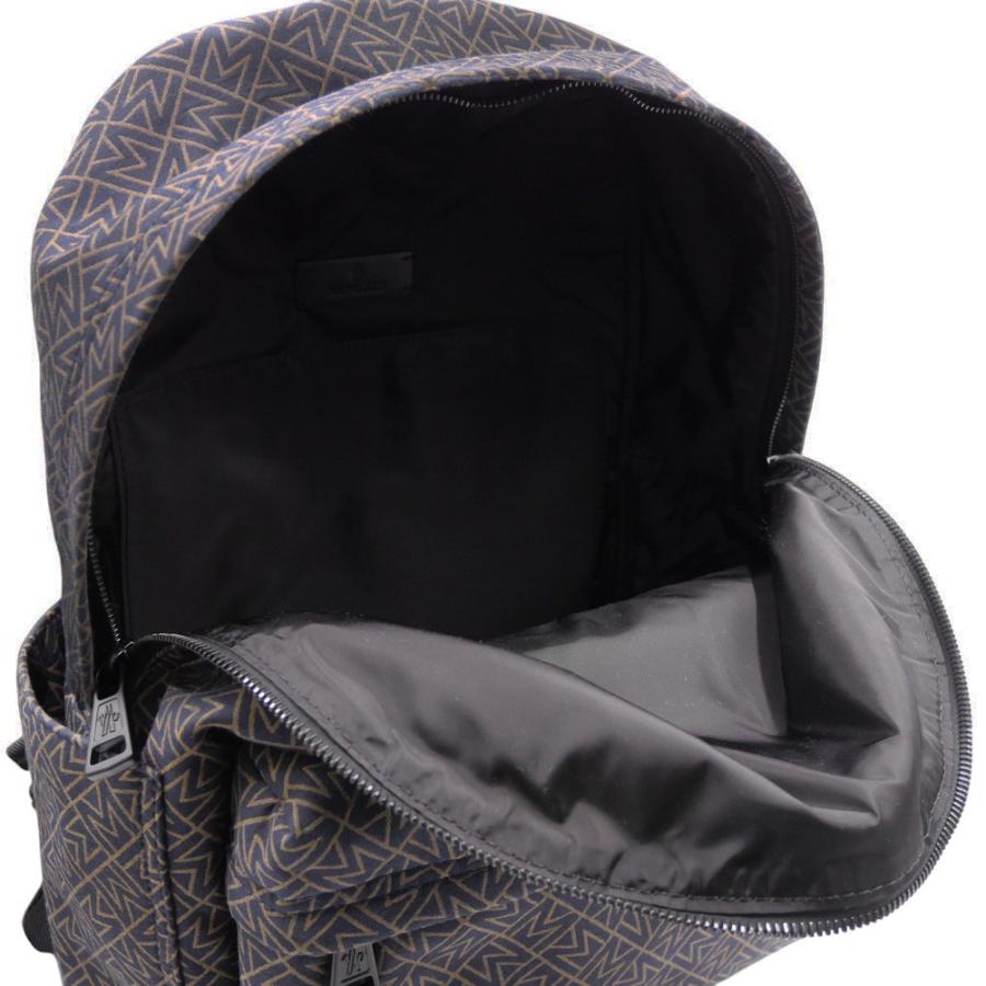 MONCLER モンクレール メンズバックパック 5A00009 M6257 / NEW PIERRICK ネイビー×ブラウンの画像