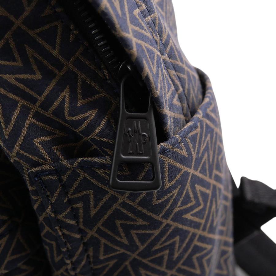 MONCLER モンクレール メンズバックパック 5A00009 M6257 / NEW PIERRICK ネイビー×ブラウンの画像