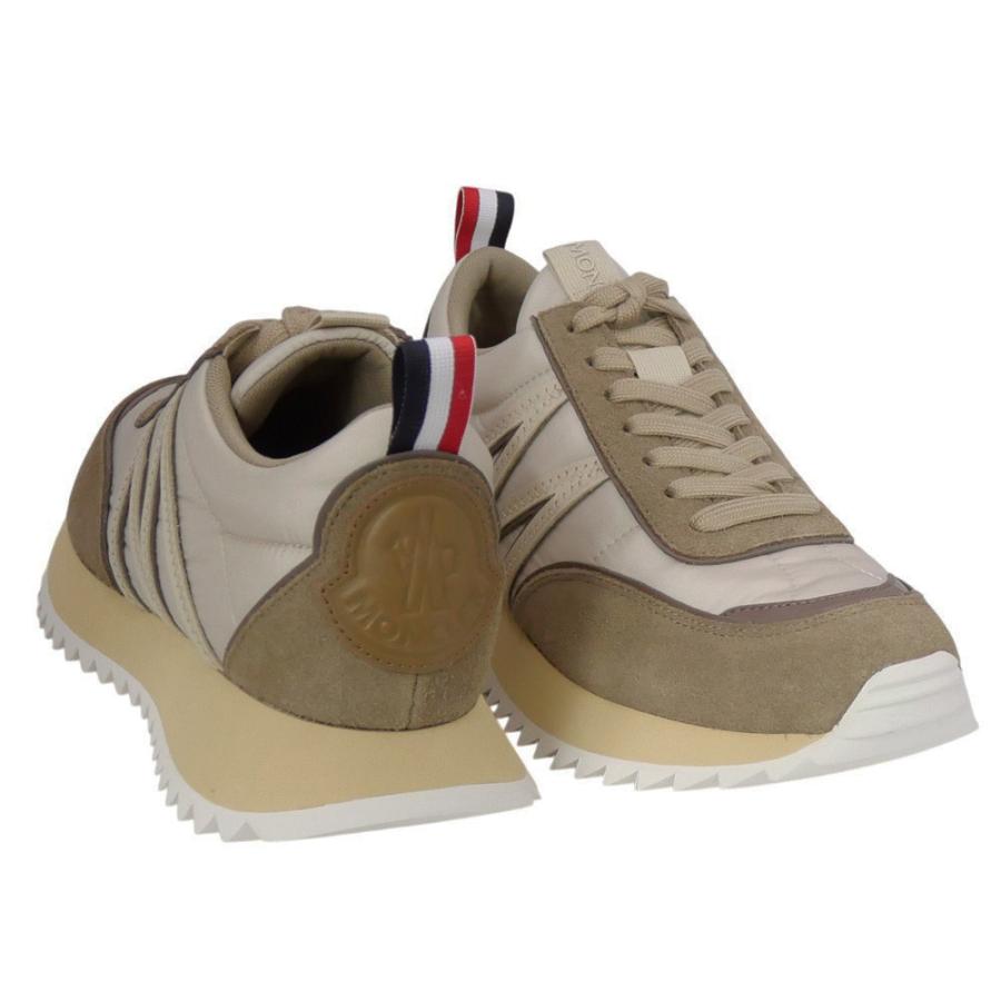 MONCLER モンクレール メンズローカットスニーカー 4M00210 M4156 / PACEY ベージュ×ライトブラウンの画像