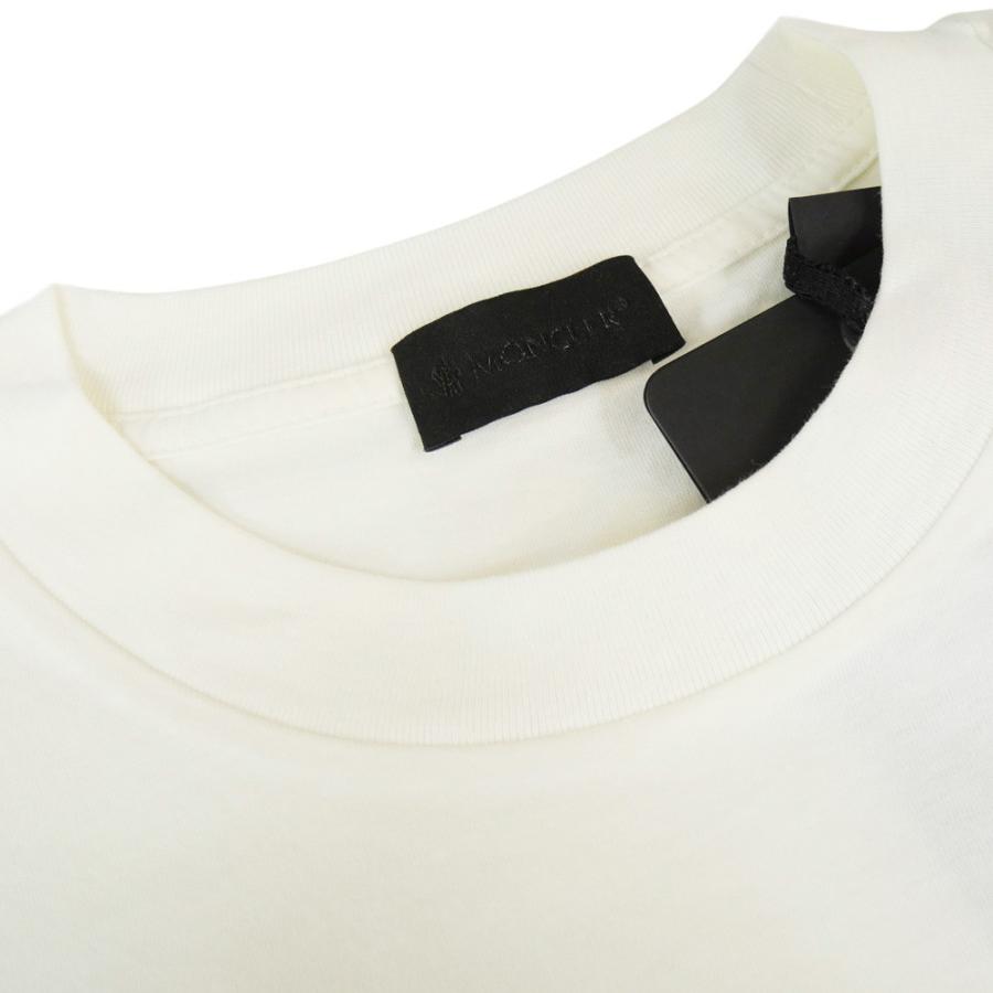 MONCLER モンクレール レディースクルーネックTシャツ 8C00005 89A17 オフホワイトの画像