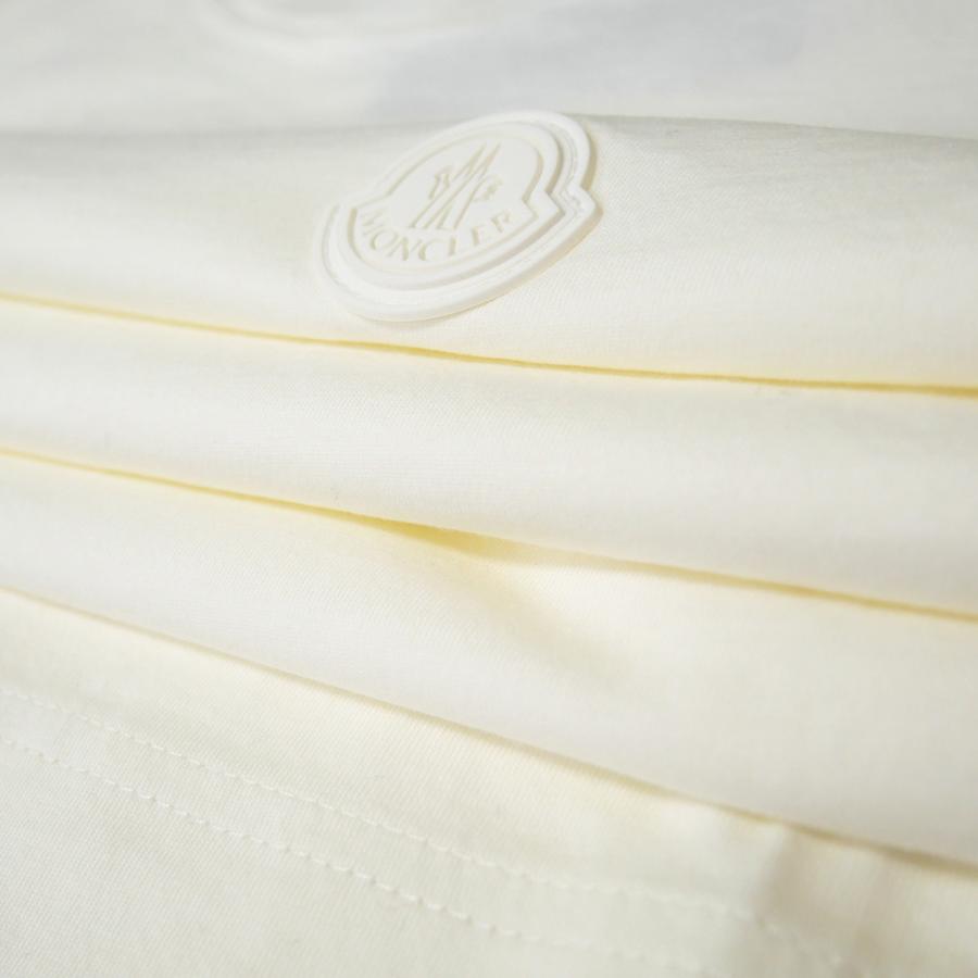 MONCLER モンクレール レディースクルーネックTシャツ 8C00005 89A17 オフホワイトの画像