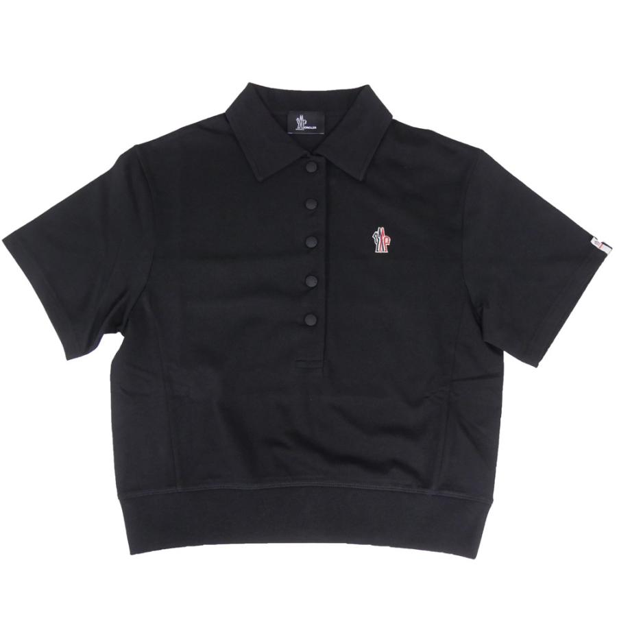 モンクレール ポロシャツ ブラックM MONCLER モンクレール レディースポロシャツ 8A00001 83927 ブラック