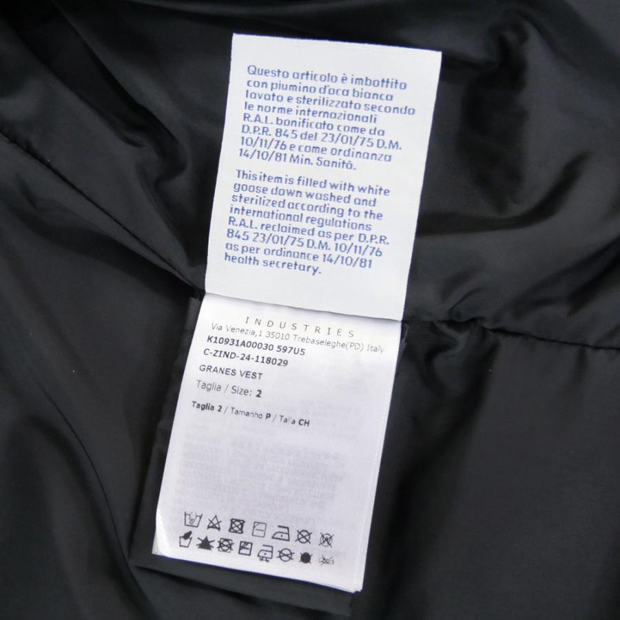 MONCLER モンクレール レディースダウンベスト 1A00030 597U5 / GRANES ブラックの画像