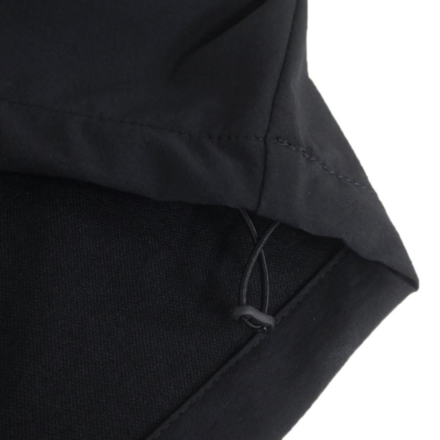 MONCLER モンクレール メンズハーフジップ半袖シャツ 2F00008 59974 ブラック 2026春夏新作の画像