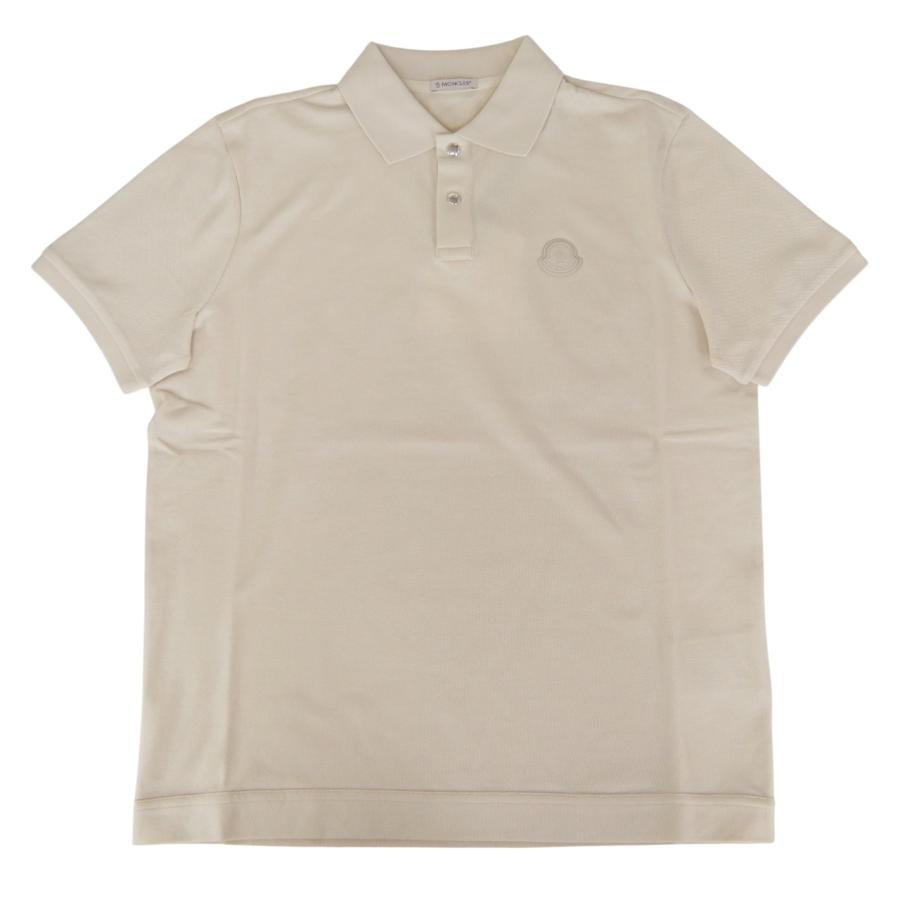 MONCLER モンクレール メンズポロシャツ 8A00012 84556 ベージュ 2026春夏新作の画像