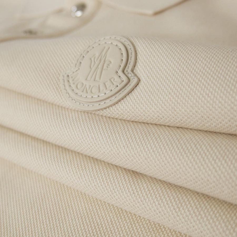 MONCLER モンクレール メンズポロシャツ 8A00012 84556 ベージュ 2026春夏新作の画像
