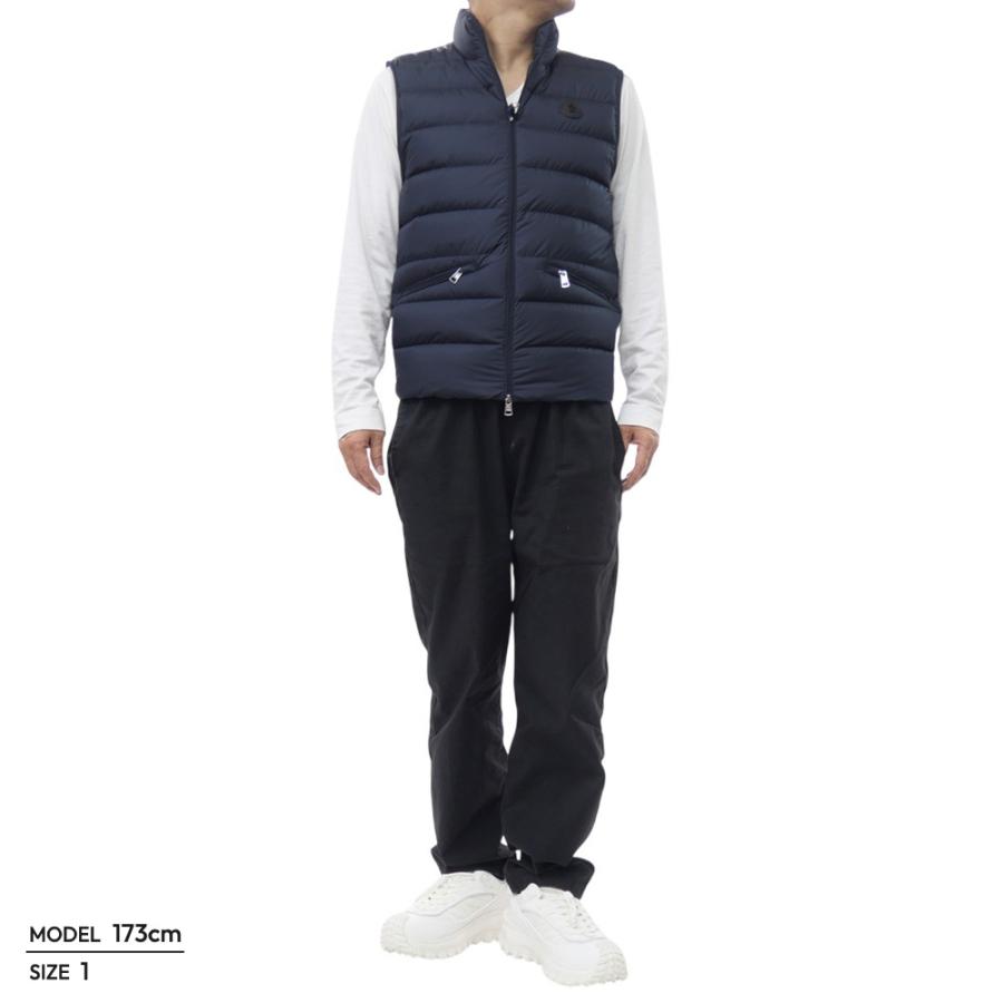 MONCLER モンクレール メンズダウンベスト 1A00097 549SK / LE CHTAL ネイビー 2026春夏新作の画像