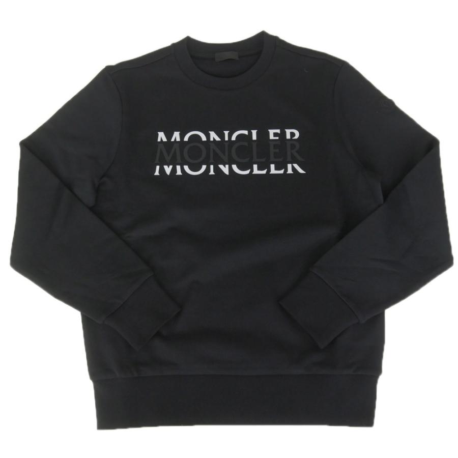 モンクレール トレーナー S MONCLER (モンクレール) ナイロンコンビ クルーネック トレーナー